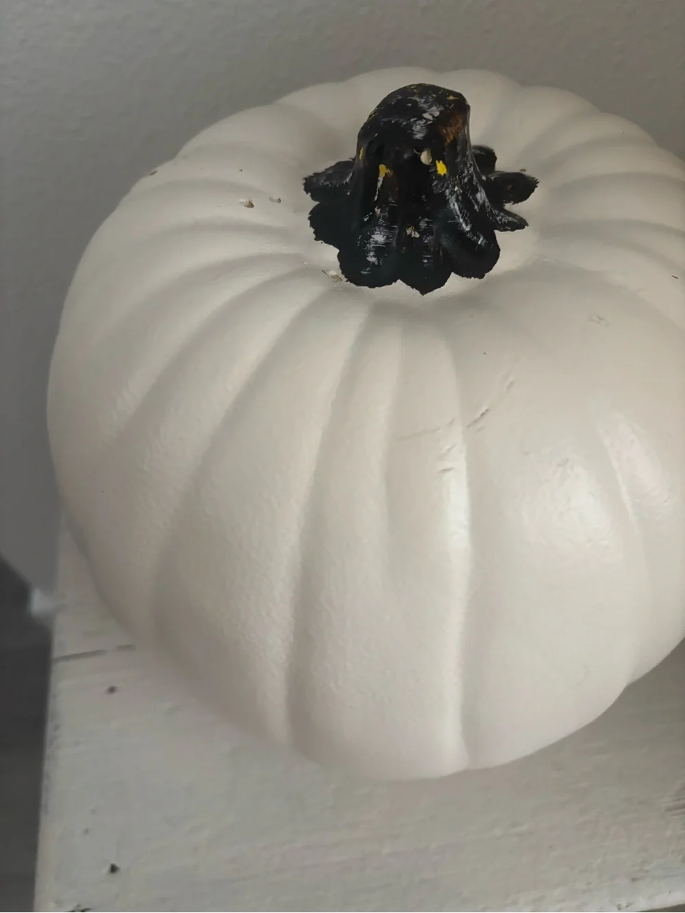 White Decorative Pumpkin 